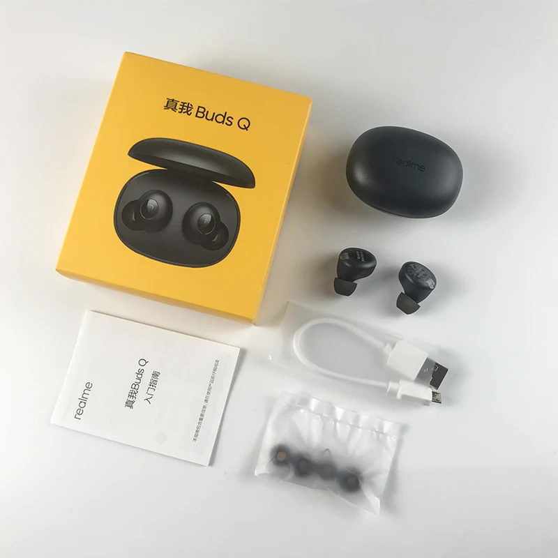 Беспроводные наушники realme Buds Q Bluetooth TWS 400 мА зарядное устройство 5 0 для X2 Pro X50 6