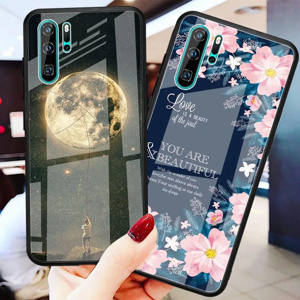 Case For Huawei P30 P20 Pro Lite Nova 3 3i Cover Luxury Glass Case For Huawei Honor 8X 10 10i 20 20i Mate 10 20 30 Pro Lite (14)