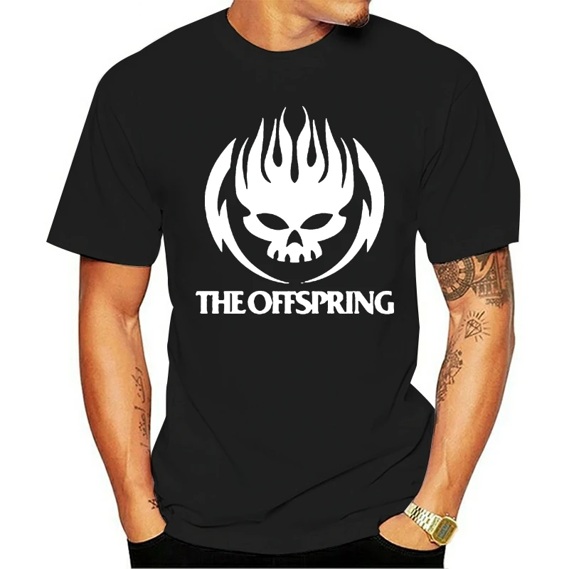 

2020 Fashion T Shirts The Offspring Rock Band Logo Men'S Black Size S M L Xl Xxl Xxxl Customize O-neck 100% cotton