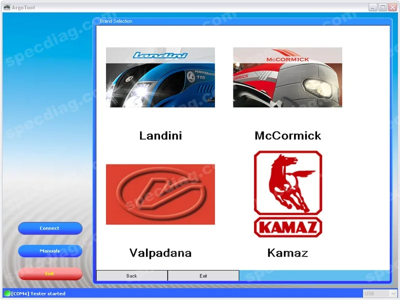 

Argo Tool 3.3.0.2 диагностическое программное обеспечение для Landini McCormik Valpadana