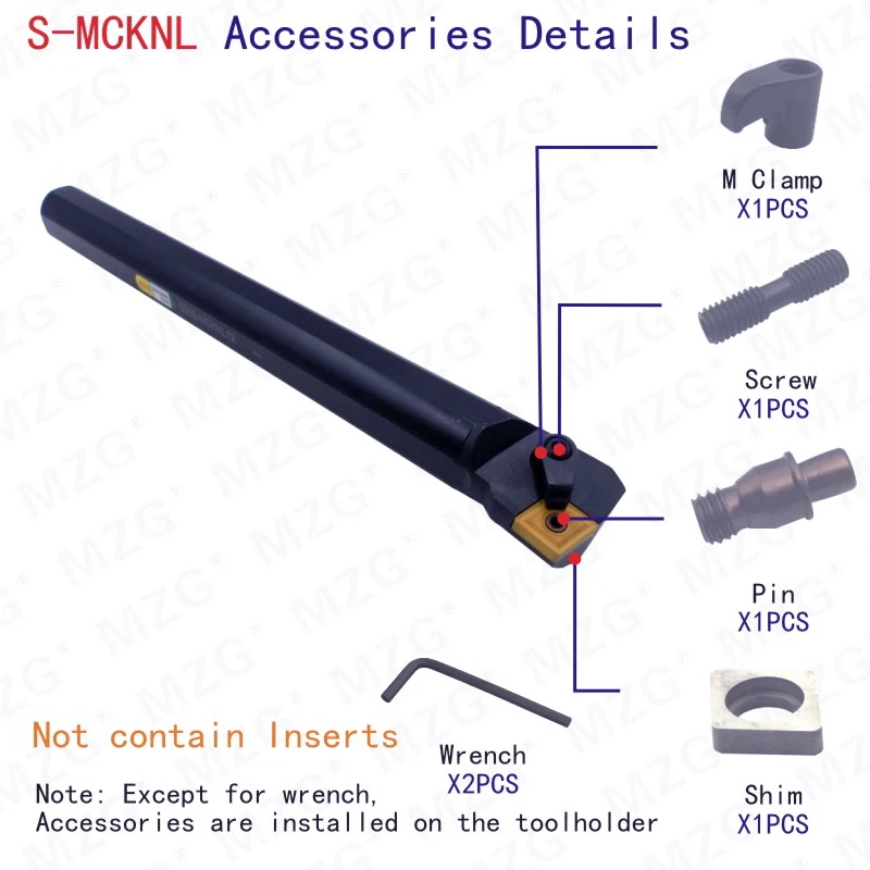 Mocask MCKNL внутренний держатель S20R-MCKNL12 обработки вставки расточной резец токарный станок с ЧПУ Арбор внутреннее отверстие Токарные режущие инструменты