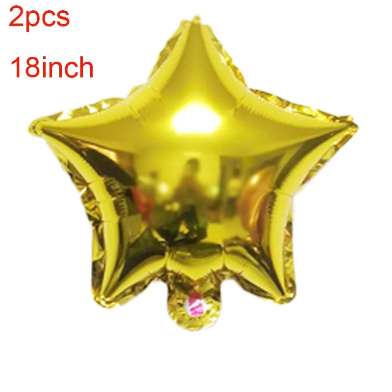 36 дюймов Гигантские Черные золотые латексные воздушные шары 18 дюймов Золотая звезда фольги конфетти для воздушного шара Babyshower Свадьба День рождения деко фон поставки - Цвет: Насыщенный сапфировый