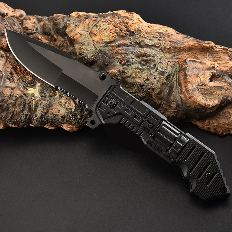 Высокопрочный складной нож из нержавеющей стали тактический портативный