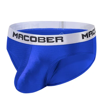 

Men's Briefs Low-Waisted of Solid for High-Slit Breathable Become Has Big-Hit