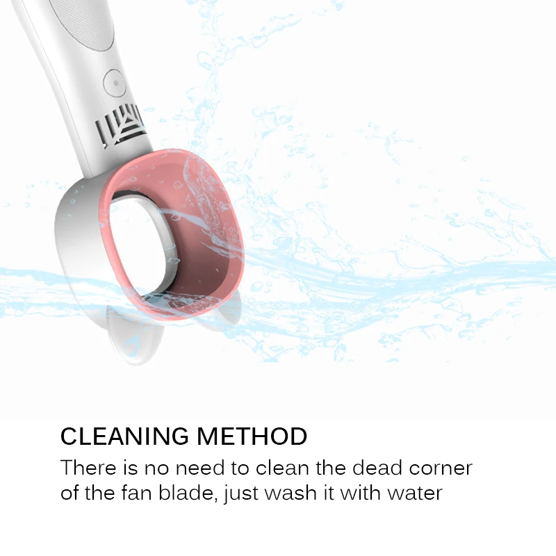 Милый кот Открытый USB Перезаряжаемый вентилятор портативный без пузырьков