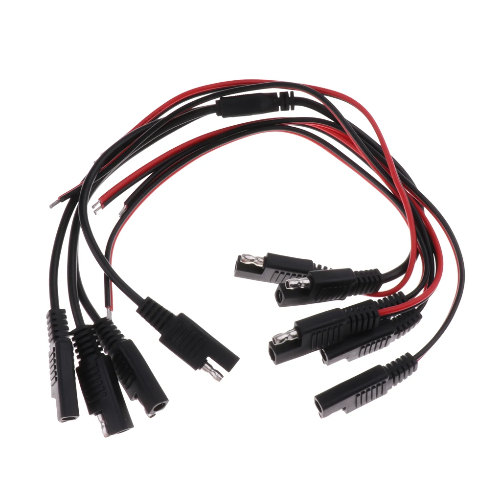 Brand New 1 To 4 SAE Power Extension Cable Connector Adapter+2 Foot Quick Connect Plug