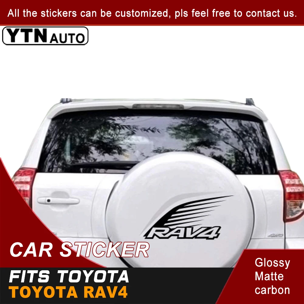 Toyota Decals Stickers Rav 4 D4d XA30 rear sticker Spare Tire Car