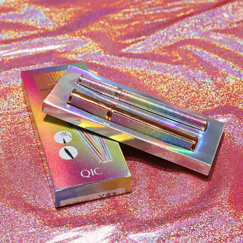 Net red makeup QIC starry sky mascara set eyeliner waterproof not dizzy lasting not to take 4