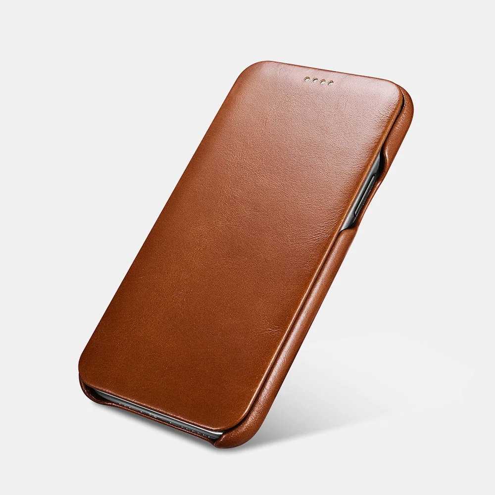 Роскошный классический винтажный чехол iCarer из натуральной кожи для iPhone 11 Pro Max, противоударный чехол для iPhone 11 Pro
