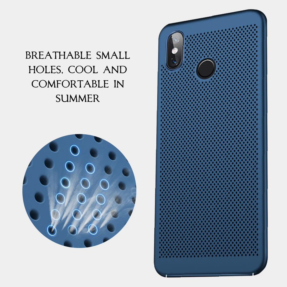 

Heat Dissipation Case For Xiaomi Mi 9 8 A1 A2 6X 5X Lite Hard PC Cover for Xiaomi Redmi 6Pro Mi5X Mi5S Mi5C Note3 Pocophone F1