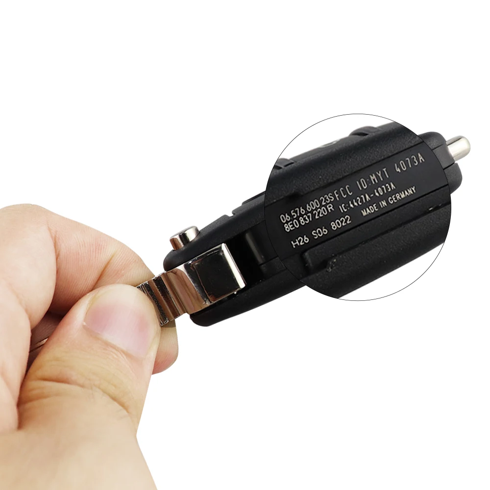 Chiave/Telecomando Per Audi A2 A3 A4 A6 A6l A8 Q7 - 3 Pulsante Flip Pieghevole 315/433mhz Chip/chip Vetro Id48 8e Chip Audi - Heb52f5c0cfa44f959033c4c85acaa815s