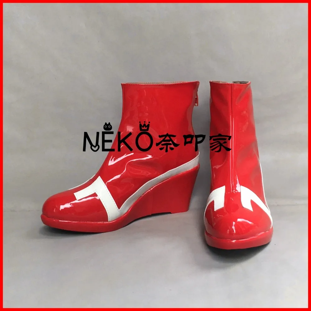 DARLING in the FRANXX 002 Zero Two; обувь для костюмированной вечеринки; красные сапоги на заказ на Хэллоуин