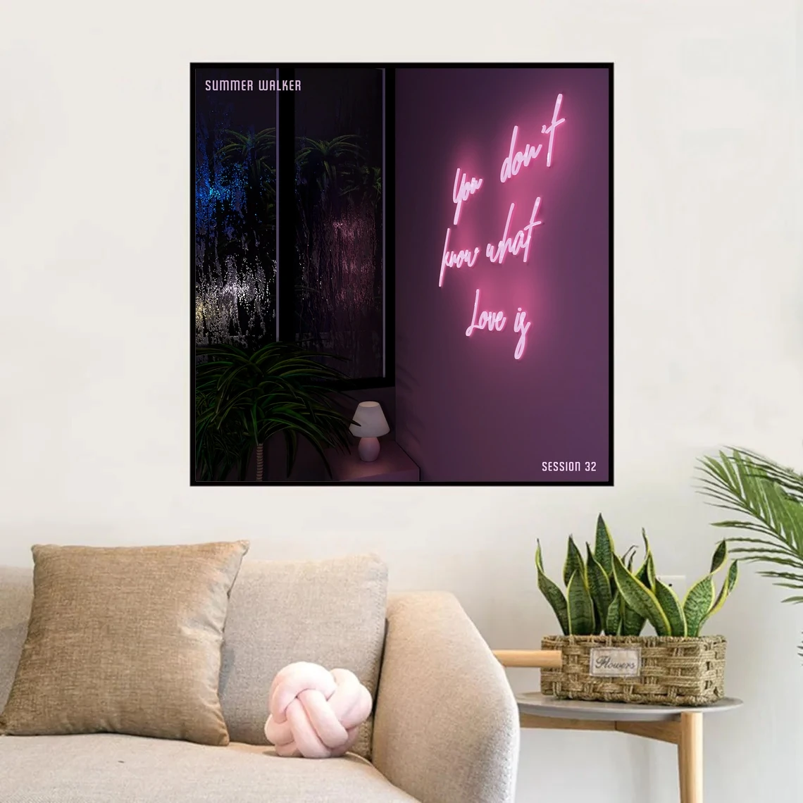 Sessione 32 Summer Walker Rap Music Album Stampa Poster Art Canvas Painting Wall Living Room Home Decor (No Frame)