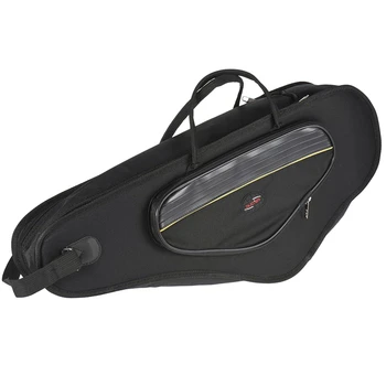 

New Saxophone Gig Bag 600D Water-Resistant Oxford Cloth Backpack Adjustable Shoulder Straps Pocket 5mm Cotton Padded for Alto Sa