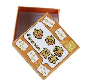 Вечерние игры история паззл с игральными кубиками настольная игра повествование история металлические коробки Семья/вечерние/друзья родители с детьми подарок для детей - Цвет: 448035