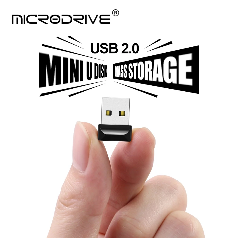 Супер Мини крошечный USB флешка ручка waterprrof 4 ГБ 8 16 32 64 черная карта памяти USB2.0 U