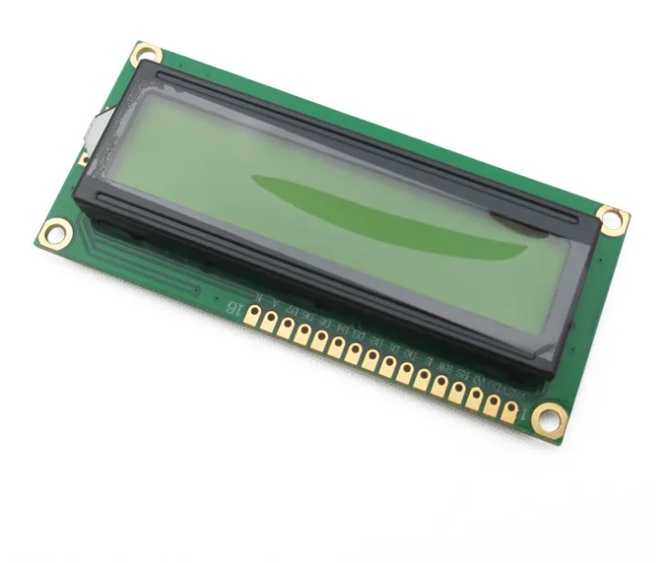 

Yellow Green Screen 1602 LCD Screen LCD1602A LCD-1602-5 V 5V Black Font with Backlight