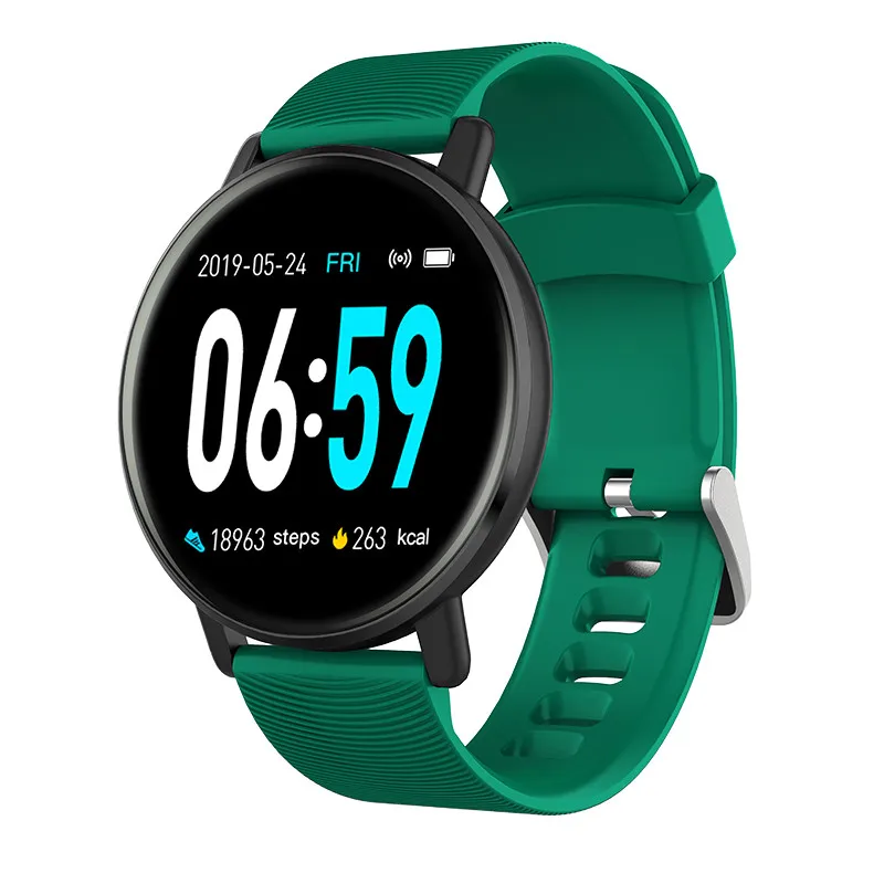 green Letike H5 Смарт часы Полный сенсорный IP67 Водонепроницаемый несколько спортивный режим регулировка яркости для Android и IOS - Цвет: green