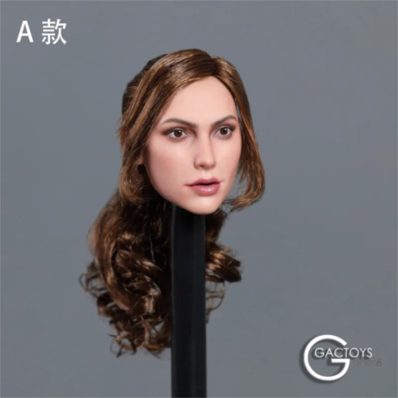GACTOYS 1/6 GC034 европейские и американские женские звезды голова лепить резные F 1" Phicen TBL фигура тела куклы - Цвет: GC034A