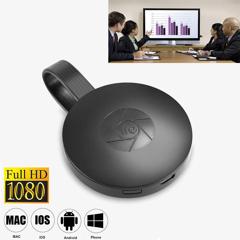 Miracast Android Dongle Mirascreen Wifi HDMI-совместимый Airplay TV Stick беспроводной дисплей приемник 1080P