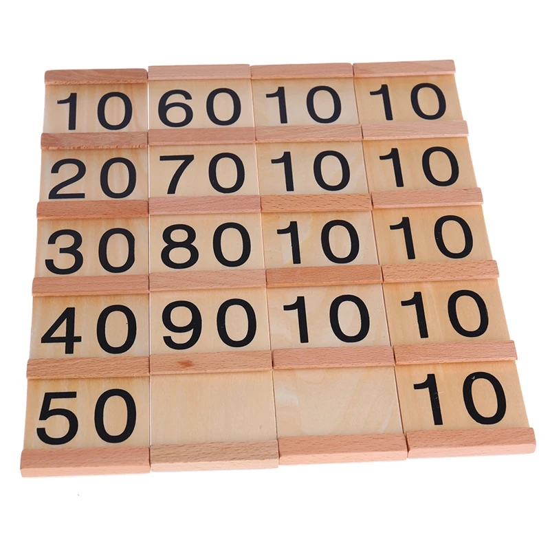 Montessori Kids Toy Baby decimal base Bank Game Set Maths Training for Early Learning Educational Preschool Brinquedos MAY17_35