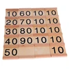 Montessori Kids Toy Baby decimal base Bank Game Set Maths Training for Early Learning Educational Preschool Brinquedos  MAY17_35 4