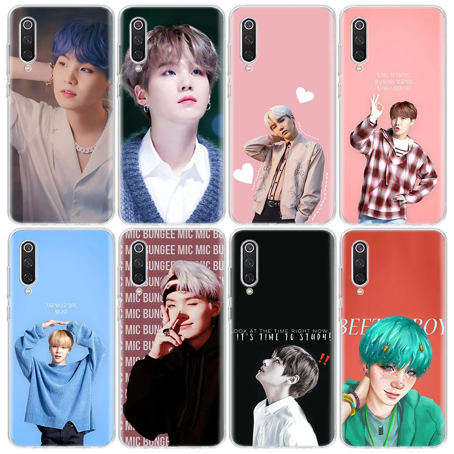 Suga K Pop Min Yoongi K Pop Novità Custodia Per Telefono Per Xiaomi Mi 12 10 Lite 12X 12T 13 5G 11T 10T Pro 11I 11 Ultra 9 8 6X 5X Capa Co