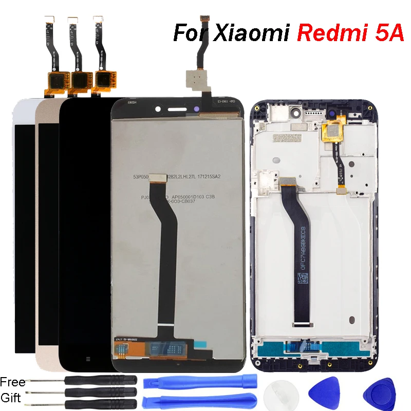

Original For Xiaomi Redmi 5A LCD Display Screen with Frame Touch Digitizer LCD Display for Redmi 5A Assembly Repair Parts