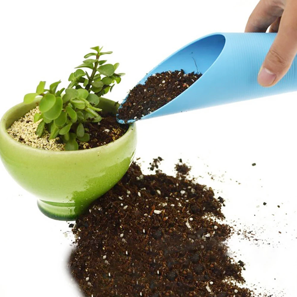 Plastic Enduring Bucket Shovel Potted Cultivation Cylinder Mini Plant Soil Spade Shovel Garden Tools Garden garden tools
