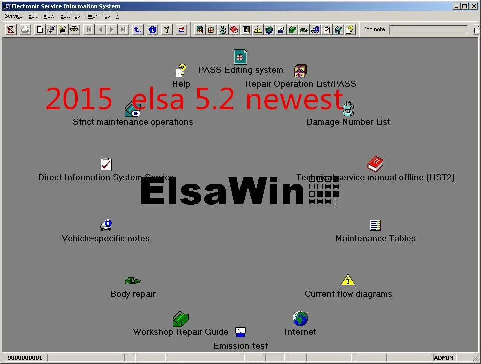 usb3.0 software de reparação automóvel elsawin 6.0