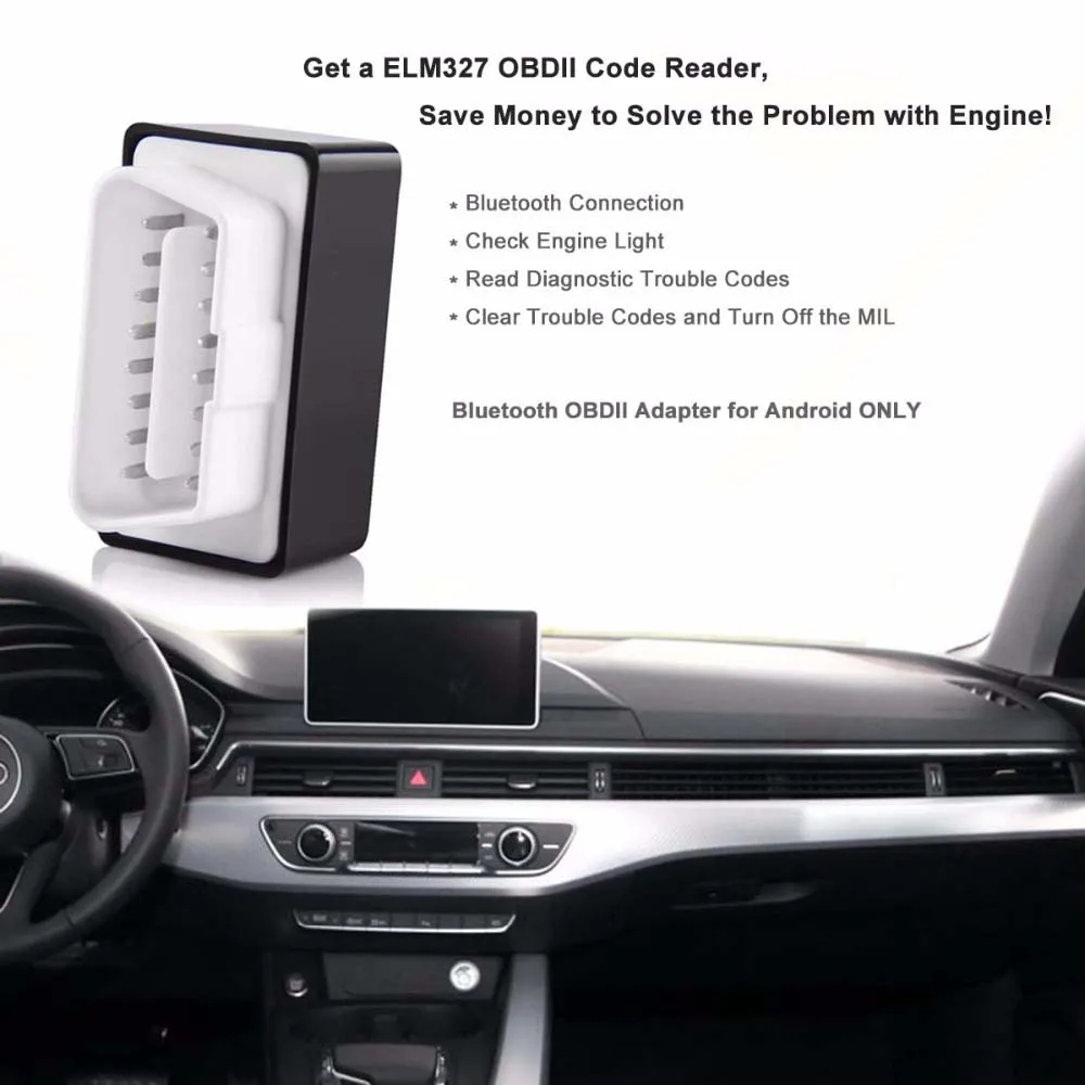 Мини OBD2 Eml327 V1.5 Bluetooth адаптер автомобильный диагностический сканер для Android/PC Автомобильный сканер elm327 Real V1.5