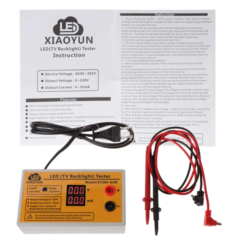 

0-320V Output LED TV Backlight Tester Multipurpose LED Strips Beads Test Tool
