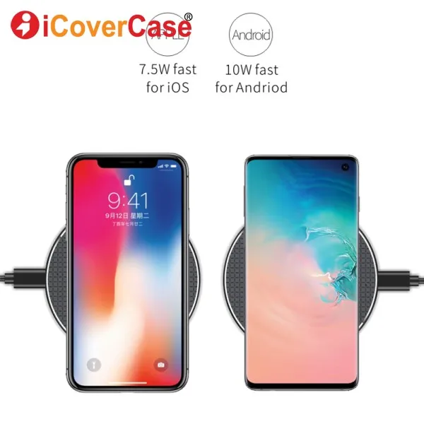 Беспроводное зарядное устройство для samsung Galaxy S10 5G S10e S9 S8 S7 Edge S6 Note 10 Plus 9 8 Qi зарядное устройство для телефона с зарядным устройством