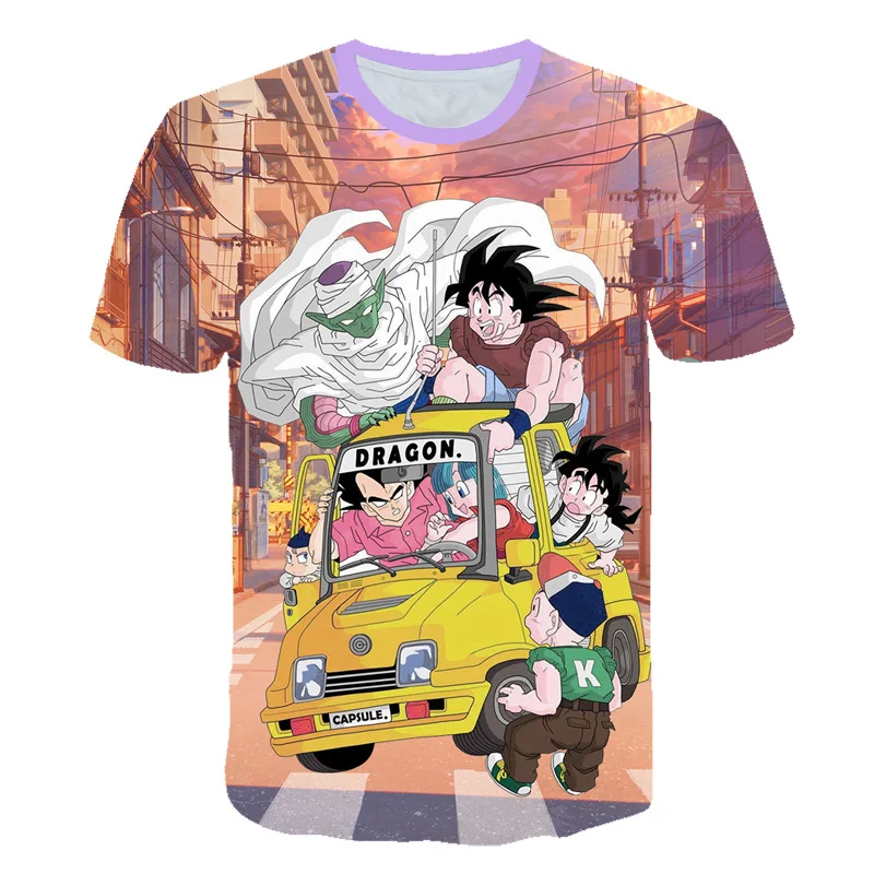 Коллекция года, детские футболки с 3D принтом «Жемчуг дракона» летняя футболка с короткими рукавами Лидер продаж, популярная Повседневная уличная детская футболка