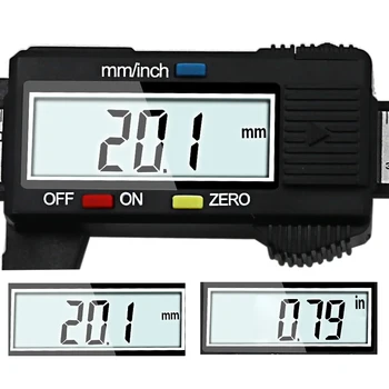 

2020 New Arrival 0-150mm Digital Vernier Caliper Inch and Millimeter Conversion Measuring Tool with LCD Electronic Screen