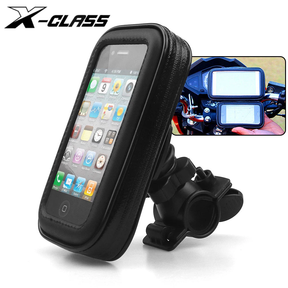 Universal Motorcycle Handlebar Phone GPS Holder Non Slip Rubber Grip