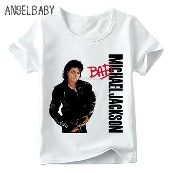 

Children Michael Jackson T shirt Baby Boys/Girls Rock N Roll Star Summer Tops Kids Kpop Casual T-shirt
