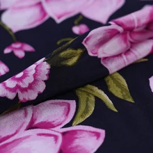 Натуральная шелковая ткань 114 см шириной 16 мм 16 Newcomb настоящий материал шелковицы Печать платье ткань