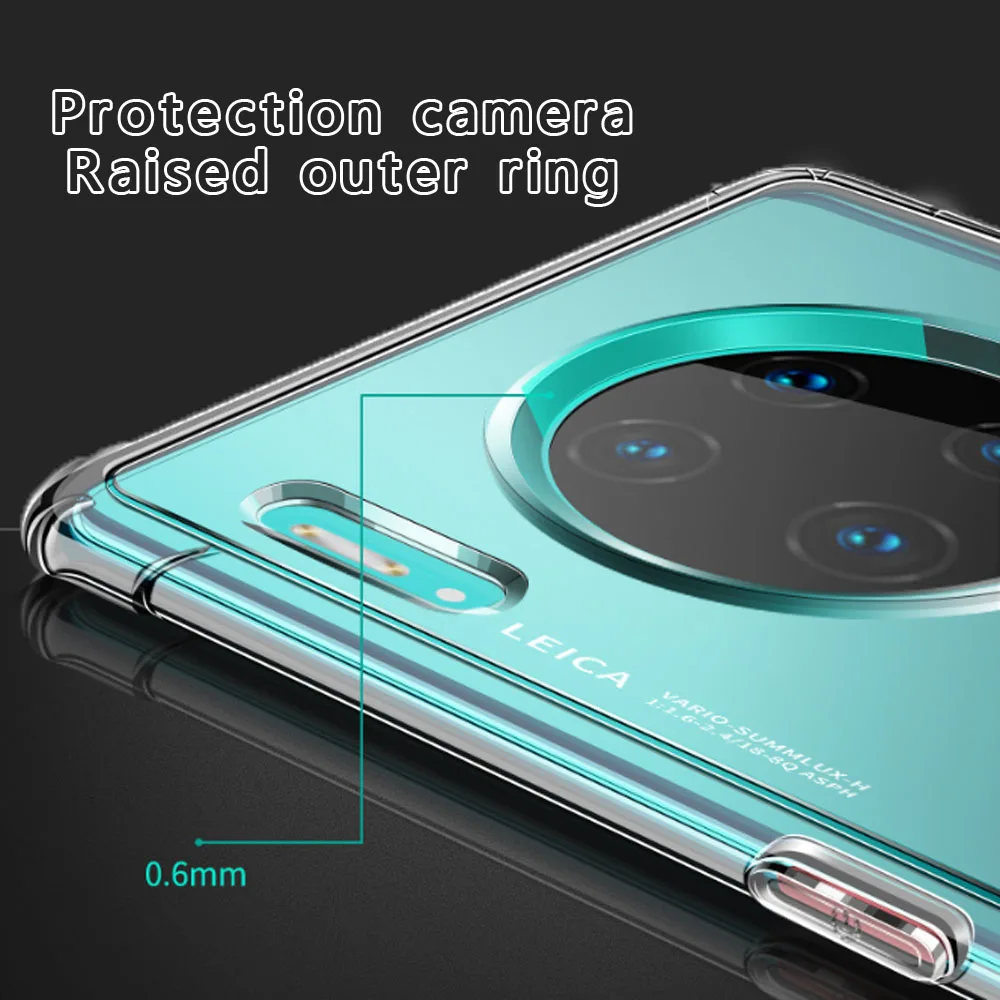 Для Huawei mate20 30pro P30 lite nova4e Чехол для мобильного телефона креативный прозрачный противоударный силиконовый чехол