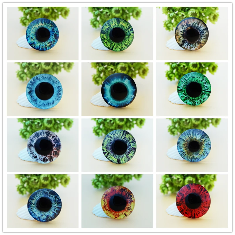 8mm10mm12mm14mm16mm18mm20mm 라운드 드래곤 고양이 눈 카보 숑 여성을위한 팔찌 목걸이 만들기 귀걸이 핀 브로치 공예 공급