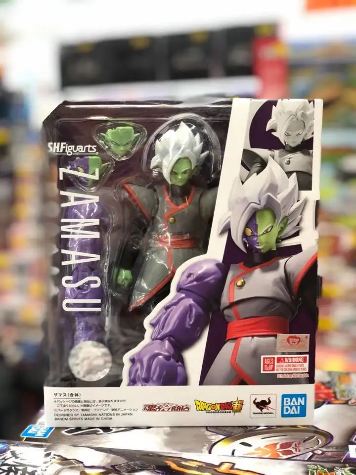 "Dragon Ball SUPER" оригинальные духи BANDAI Tamashii нация S.H. Figuarts SHF эксклюзивная фигурка-ZAMASU-POTARA-
