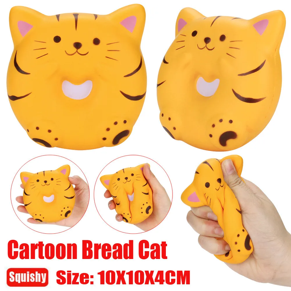 Cute Cartoon Cat Stress Reliever Slow Rising Fun Toys For Adults Anti Stress Cat Antistress Decompression toy Gift #B