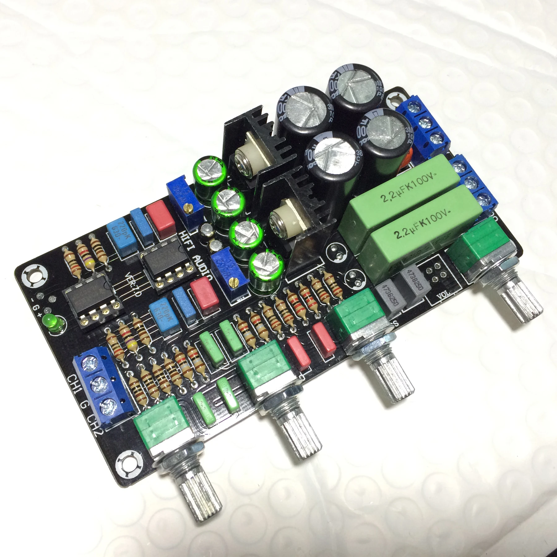 

Preamp Tone Board Hifi Fever Amplifier Front Tuning Board OPA2604 AD827 NE5532 Preamp