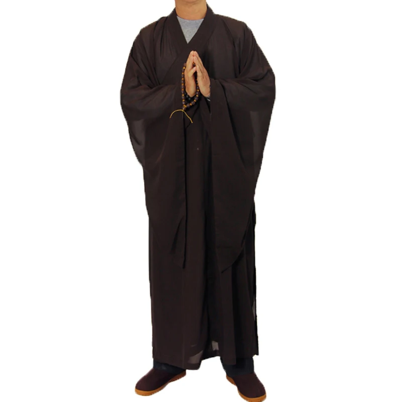 Zen Buddhist Robe Lay Monk Meditation Gown Monk Training Uniform Suit Lay Buddhist Clothes Set 5 Colors buddhist clothing