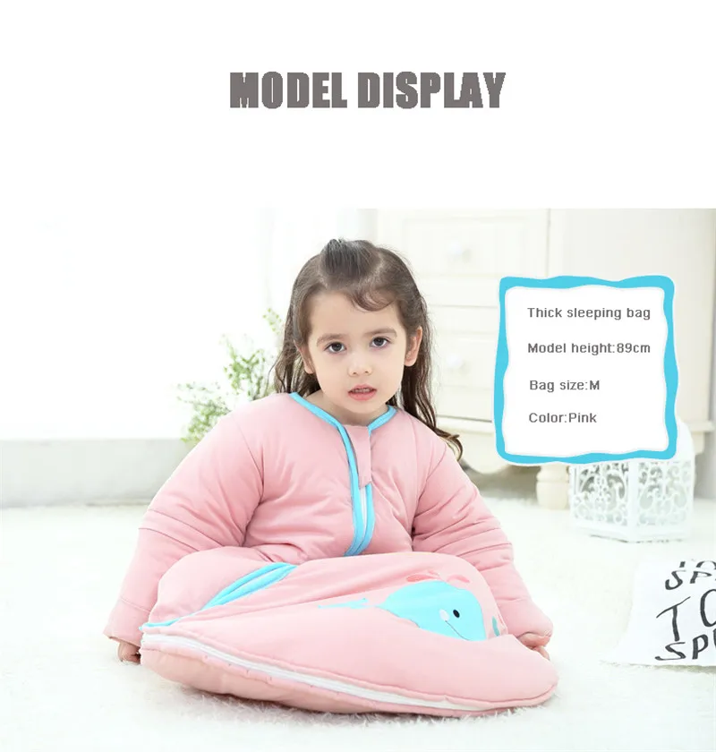 Winter newborn baby sleeping sack bunting kids sleepsack cotton anti-kicking quilt sleeping bag warm baby envelope sleeping bags