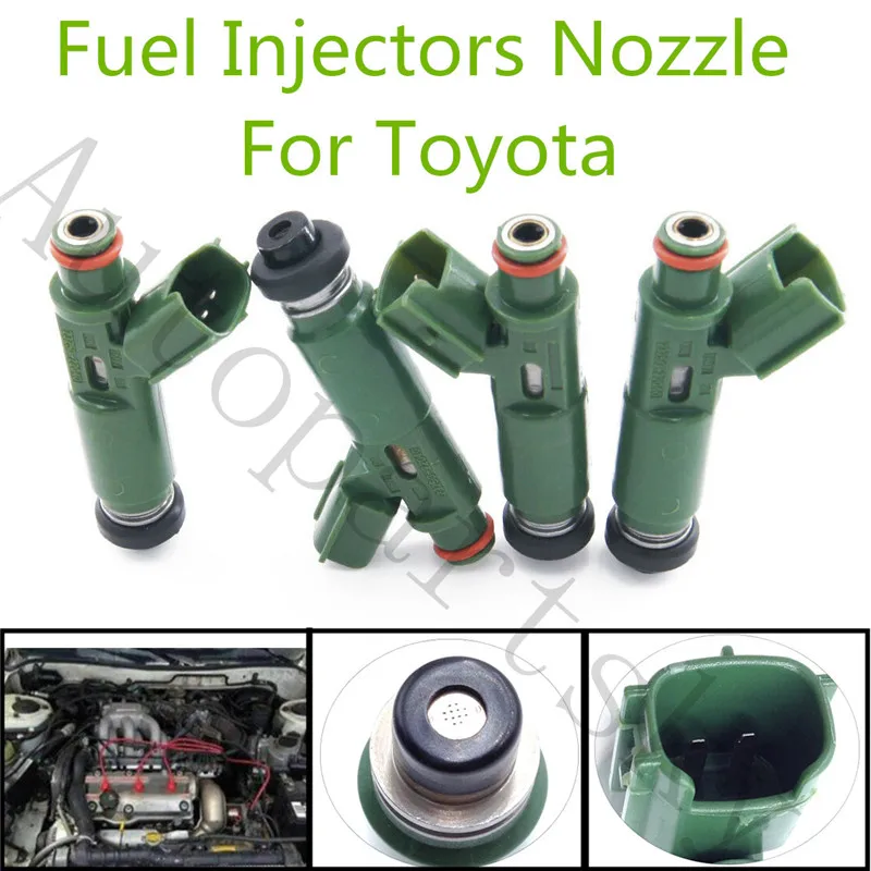 4 X для Toyota Corolla Matrix Celica Vibe Chevy 1.8L инжекторы топлива впрыска 23250-22040 23209-22040 2325022040