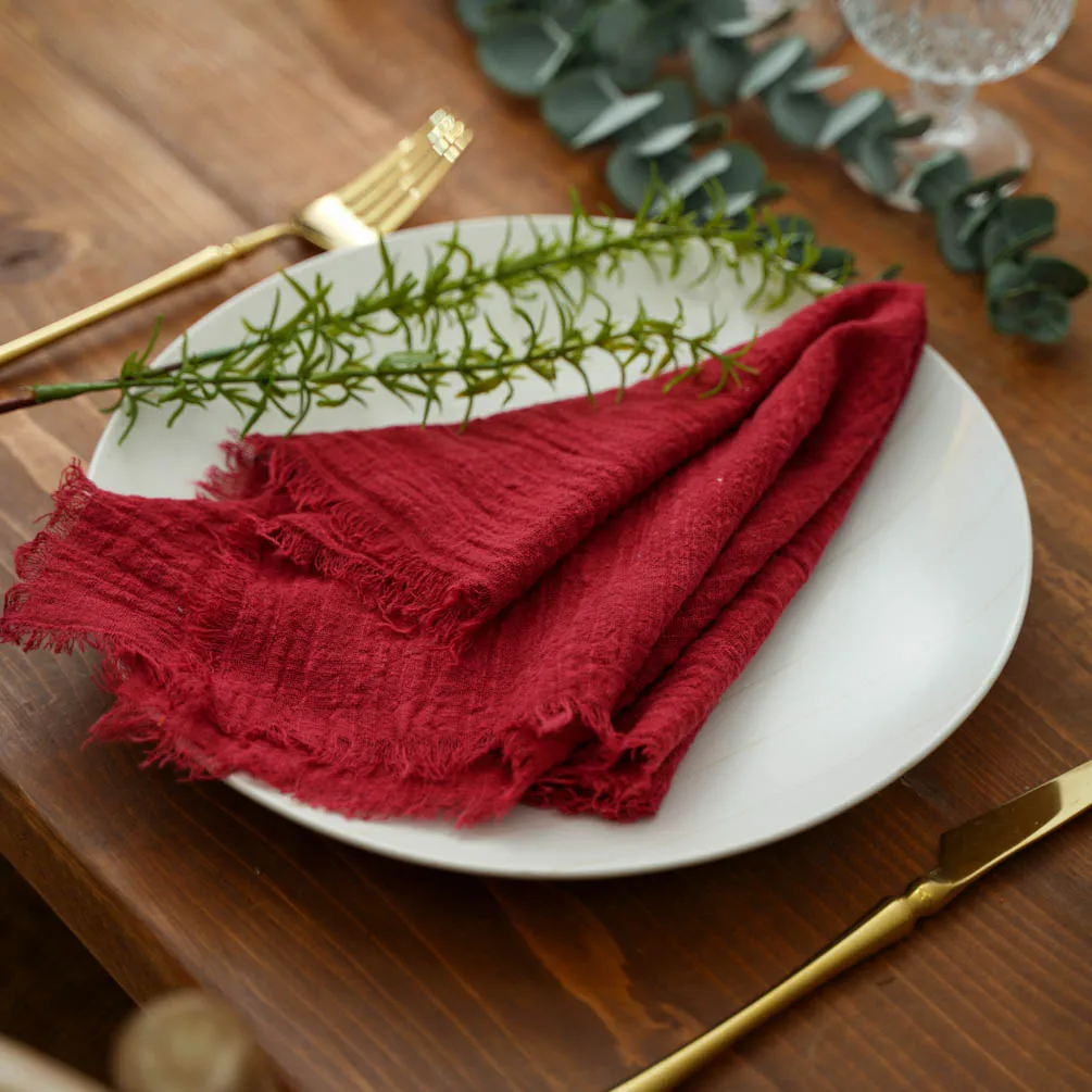 Linen Like Napkins Wedding Reception Cotton Wedding Party Supplies 20pcs Napkins Aliexpress