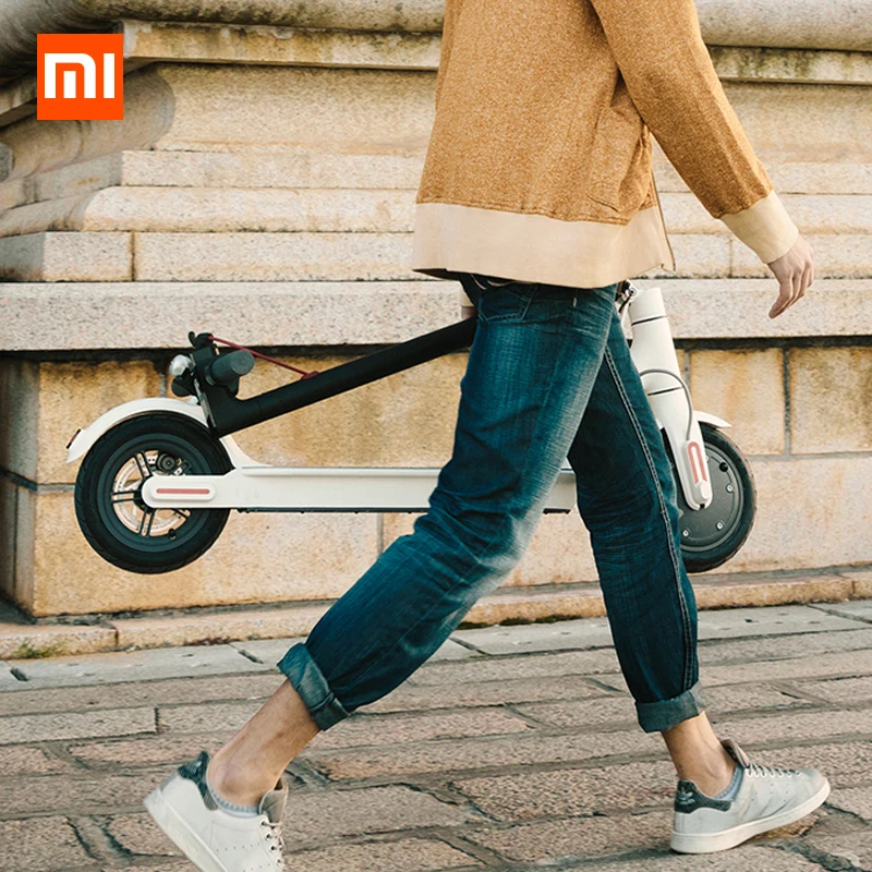 Оригинальный электрический скутер Xiaomi mijia M365 30 км складной аккумулятор умный для