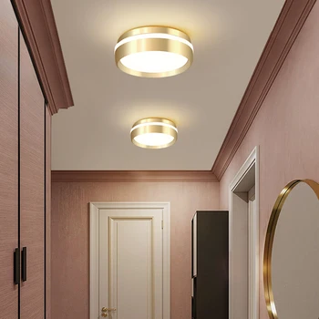 

Balcony light aisle corridor light porch entrance light modern ceiling lights home creative personality golden lighting LB82023