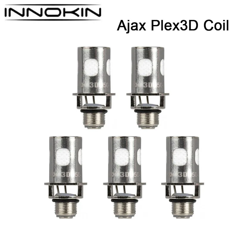 Спираль сменная Innokin Ajax Plex3D 5 шт./лот оригинальная катушка 0 16 Ом/0 35 Ом 80 Вт для бака